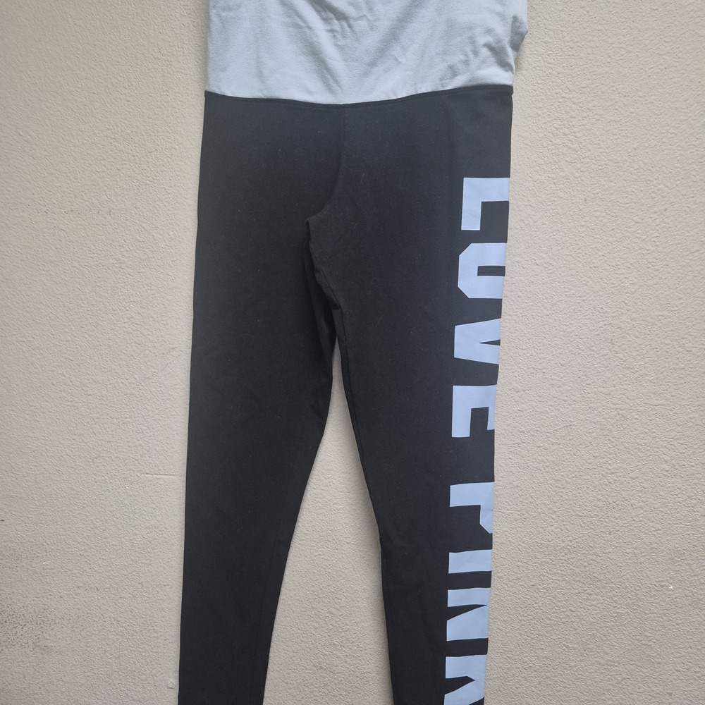 PINK Victoria's Secret Kids Black Leggings